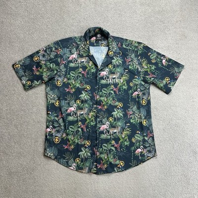 HAWAII Hemd Hawaiishirt Floral XL Magnum Rockabilly Hawaiianer Aloha 28402 Grün