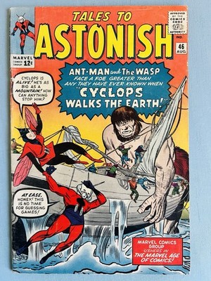 Tales to Astonish #46 (Marvel Comics August 1963)   issue , Fine 5.0-5.5!