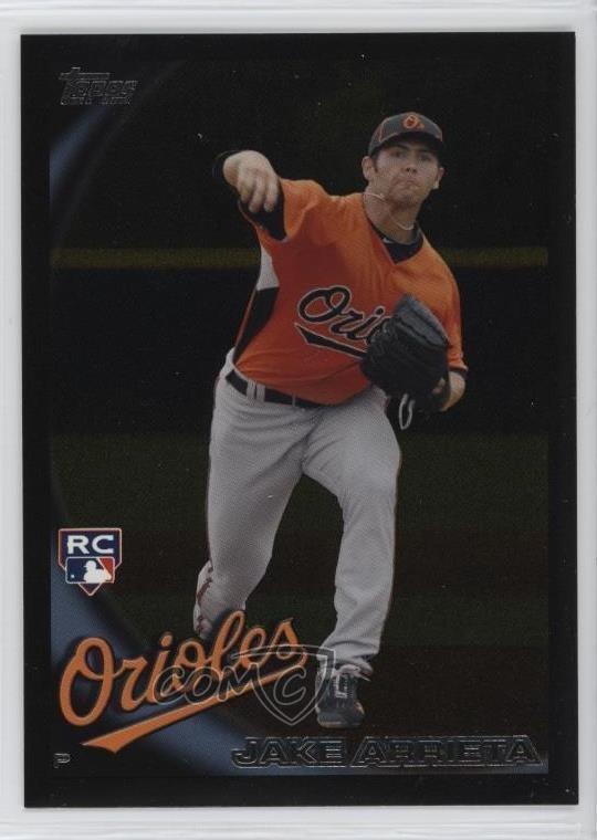 2010 Topps Update Wal-Mart All-Black Jake Arrieta #US-251 Rookie RC 9hx
