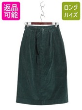 80S Usa Made Ralph Lauren Thick Ribbed Corduroy Long Skirt Ladies' S Size/8