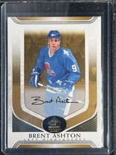 Ashton, Brent - 2020-21 SP Signature Edition Legends - Gold Signature