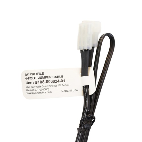 PHILIPS COLOR KINETICS 108-000024-01 IW PERFIL PUENTE CABLE DE ALIMENTACIÓN, 4 PIES - Imagen 3 de 4