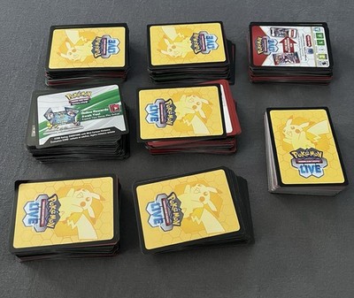 Pokemon TCG Live Online Codes - Gemischte Code Karten ca. 786 Stück - DE & EN