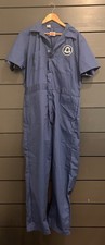 Vtg Dickies Mens M Blue Short Sleeve Coveralls Utility Workwear Bellsouth Bell