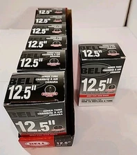 NEW LOT OF 7 Bell 12.5" Kids Bicycle Inner Tube Fits Widths 1.75" - 2.25" Black
