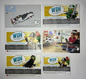 LEGO Batman Movie Instruction Manual Lot 70900 70911 70913 70914 Complete Books