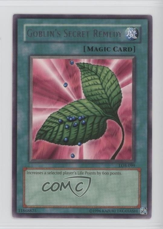 Goblin's Secret Remedy YuGiOh Legend of Blue Eyes White Dragon #LOB-099 2002