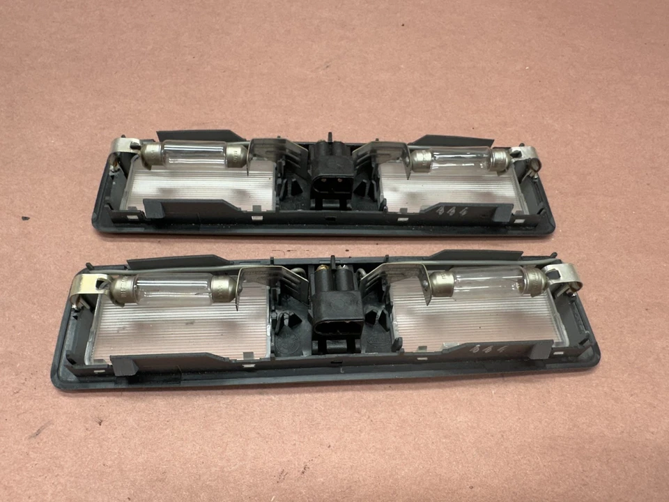 Par de luces espejos retrovisores grises OEM #94181 BMW E34 540I E32 750IL E31 850CI Foto 4 de 4