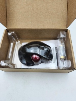 Elecom EX-G Trackball Mouse Left Handed 2.4GHz Wireless Ergonomic 6 Button Black