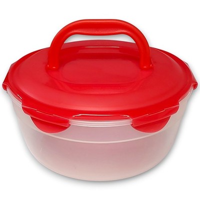 Rare Huge 169 oz LocknLock Round Food Storage Container 5.3 qts 5 L