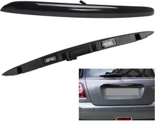 Rear Trunk Hatch Handle with Lamp, Black Tailgate Trim Lid Trunk Liftgate Relea
