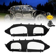Soft Cab Enclosure Upper Door Panels For Can-Am Maverick X3 MAX 4-Seat 2017-2026