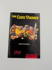 Lost Vikings (Super Nintendo Entertainment System, 1993) MANUAL ONLY