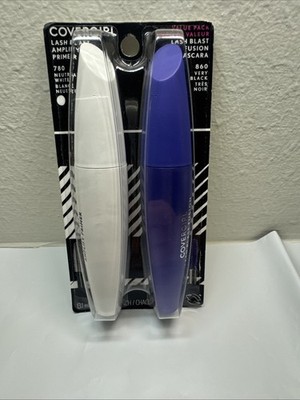CoverGirl Lash Blast Amplify Primer & Fusion Mascara #860 WHITE & VERY BLACK