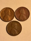 3-Coin Lot of Lincoln Cent Coins  1936 PDS