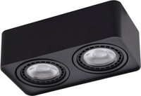Moderne 2X16W/Es111/Gu10 Downlights Aufbau, IP20, Schwarz - Neu & Ovp