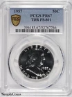 1957 Franklin Half Dollar Proof TDR FS-801 PCGS PR67 Tripled Die Reverse