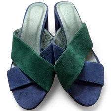 RAYE x Stone Cold Fox Chloe Platform Heels Two-Tone Suede REVOLVE Collab Size 6