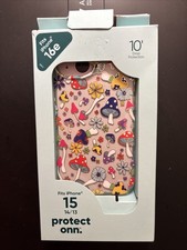 ONN Protect iPhone 16e/15/14/13 Floral Mushro...