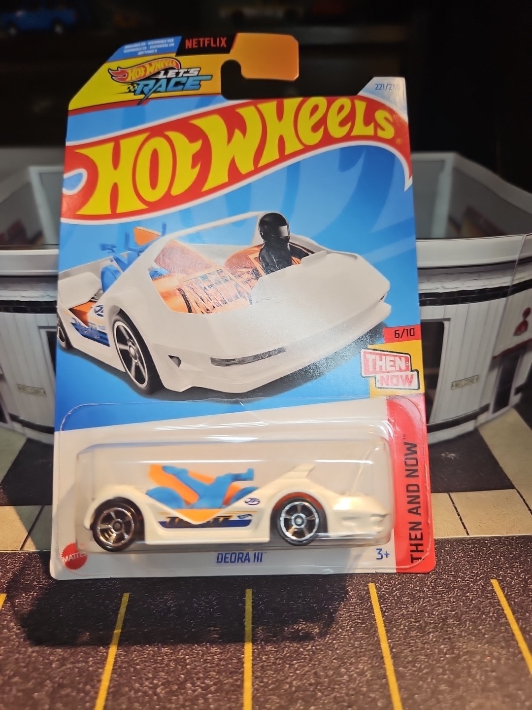 HOT WHEELS 2024 DEORA III WHITE 221/250 HTC70 LETS RACE Buy 2 get 4 free