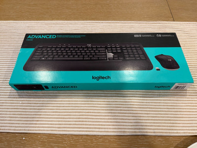 Logitech Advanced Complete Wireless Keyboard and Mouse Combo 2 Full Size MK540