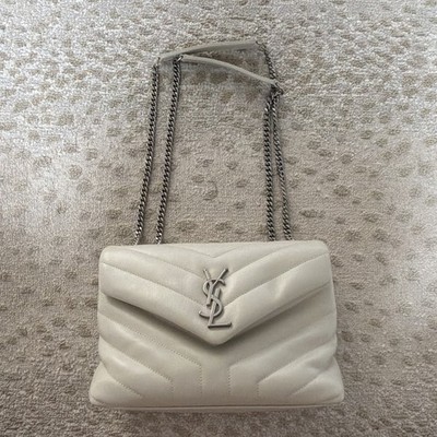 Saint Laurent small Lou Lou ivory 