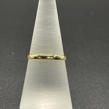 Ladies 18ct Yellow Gold Plain Wedding Band Ring