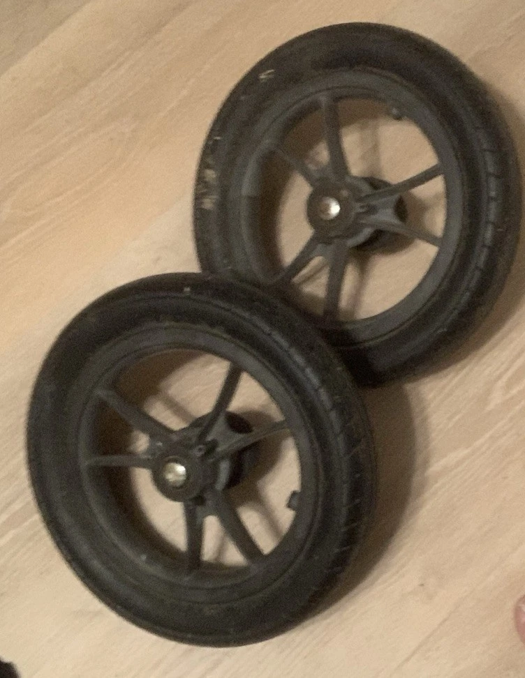 BABY JOGGER CITY SELECT STROLLER REAR BACK AIRLESS TIRES WHEELS
