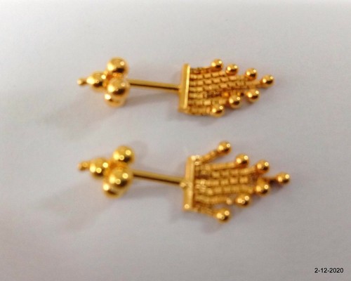 ethnic 18kt gold upper ear earrings barbells piercing jewellry india Piercing - 第 2/5 張圖片