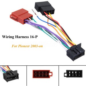 Car Stereo Radio Player ISO Wiring Harness Connector 16 ... 9 pin wiring harness for car radio 