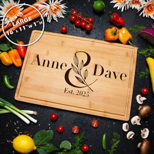 Personalized Cutting Board Custom Engraved Family Reunion Gift Grilling