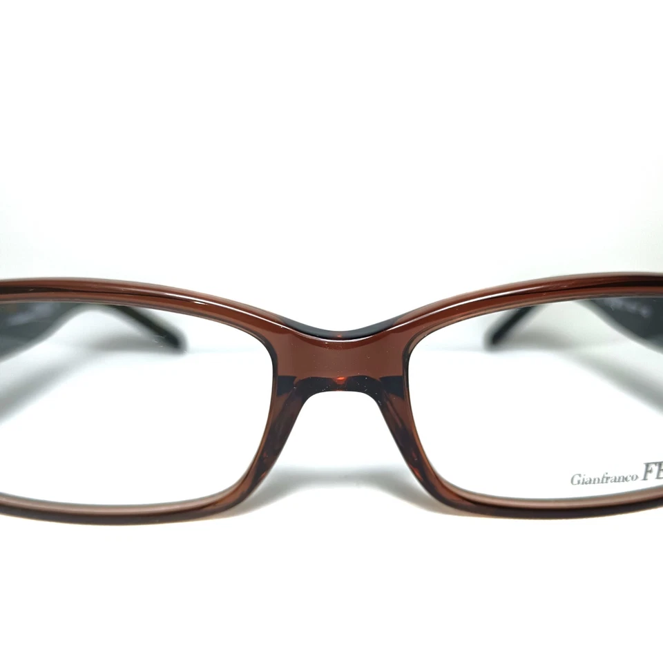 Óculos, Gianfranco Ferre, retangular, oval, armações, cristais Swarovski, novo em folha - Imagem 3 de 4