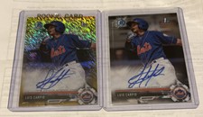 2017 bowman chrome prospect Autographs Gold Shimmer + Base Luis Carpio   #39