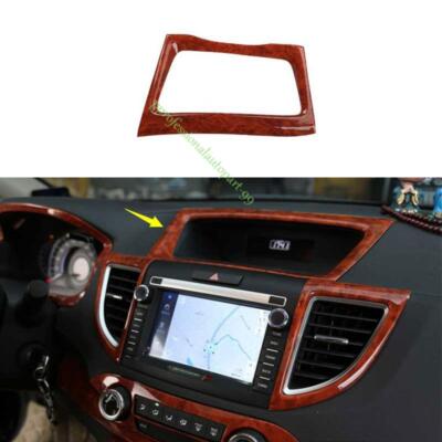 For Honda CR-V EX 2012-2016 Agate Wood Grain Middle Console Navigation GPS Frame