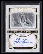 2020-21 Panini National Treasures National Archives Ink Gold Fat Lever Auto 1/10
