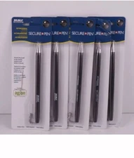 MMF Secure-a-Pen Counter Pen Refills, Medium Point, Black 5 Count