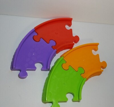 My First Thomas & Friends Railway Pals C1 Track 4 Pcs Purple Red Green Orange