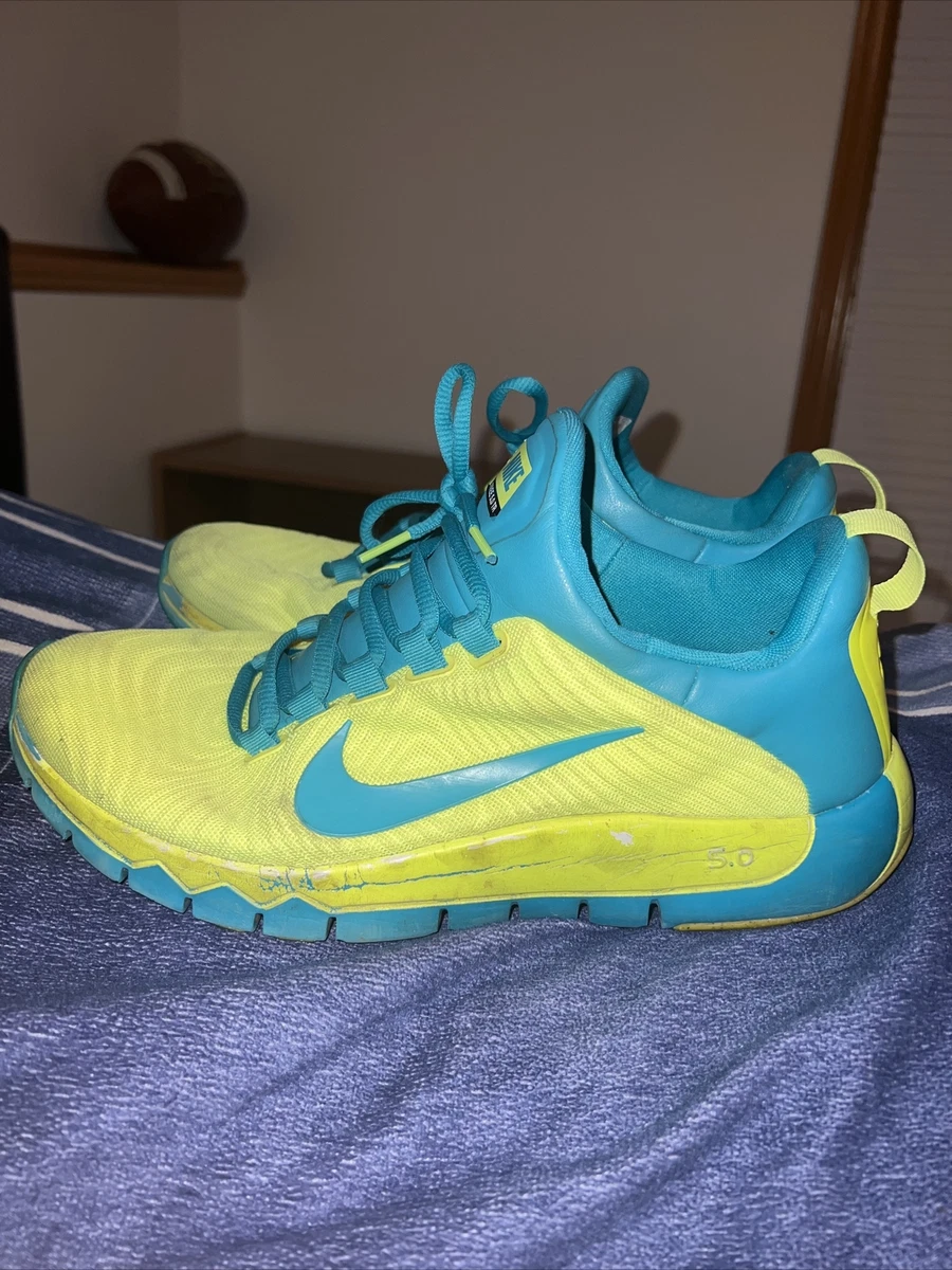 Size 10 Nike Free Trainer 5.0 Neon Yellow Used eBay