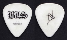 Black Label Society John DeServio Signature White Guitar Pick - 2003 Tour BLS