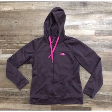 The North Face Womens Small Purple Full Zip Hoodie Hooded Jacket