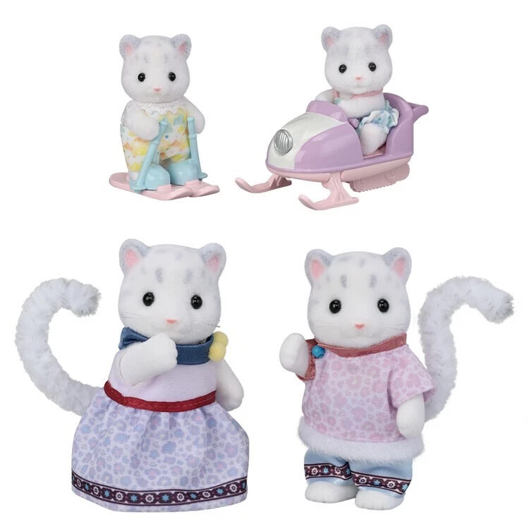 Sylvanian Families Snow Leopard Family FS-55 EPOCH Calico Critters 日本 — 第 3/4 张图片