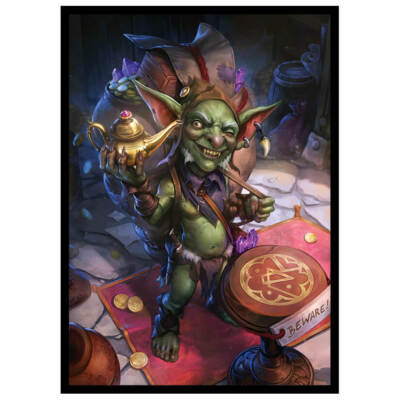 Pik   Goblin Treasure Hoarder   MTG Size   100 Smooth Matte Card Sleeves
