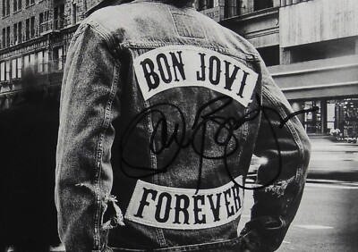 Bon Jovi Fully Signed JSA Autograph Album Vinyl Record Forever Jon