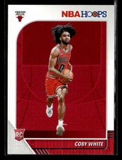 2019-20 Hoops #204 Coby White Rookie card