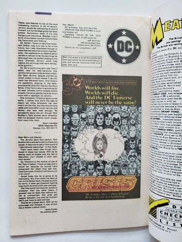 Tales of the Teen Titans #56 VF 1st Series SWEET COPY!!! - 第 6/8 張圖片