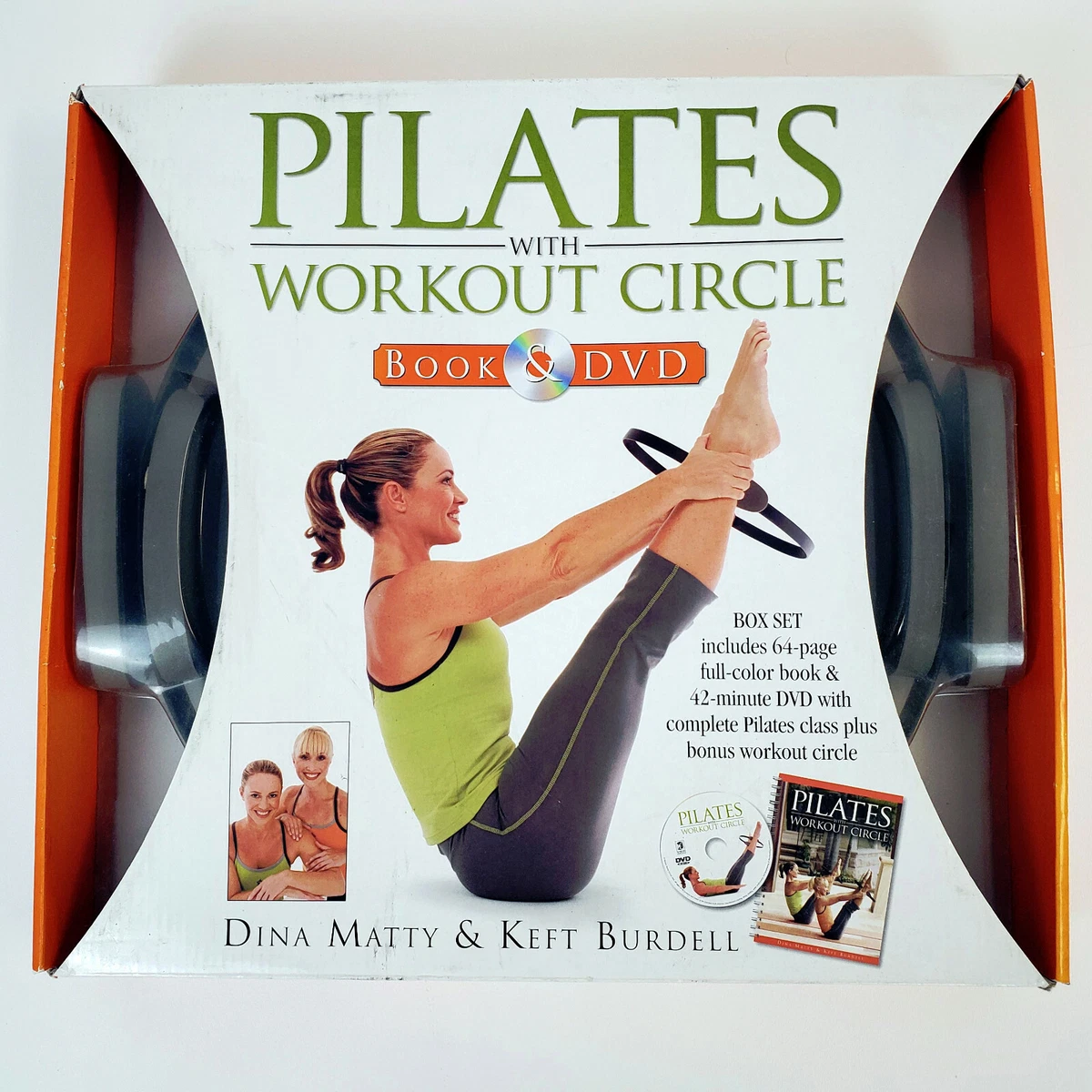 PILATES Workout Circle With Book & DVD from Dina Matty & Keft Burdell BRAND  NEW