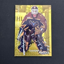 99-00 BAP Millennium Gold Signature Autograph Auto #13 Damian Rhodes Thrashers