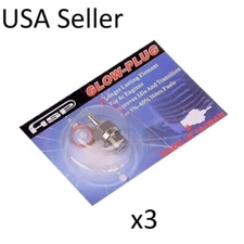 3 x HSP Super Glow Plug Nitro RC Car #3 N3 70117 Hot 18 21 Engines Traxxas OS