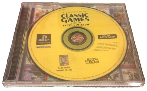 *Disc Only* Intellivision Classics (Sony PlayStation 1, 1999)