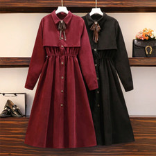 Summer Red Dress Women Plus Size Puff Sleeve V Neck Lace A Line Mesh Dresses